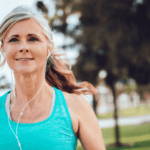 Illustration of the endocrine system highlighting estrogen, progesterone, and testosterone used in Hormone Replacement Therapy.