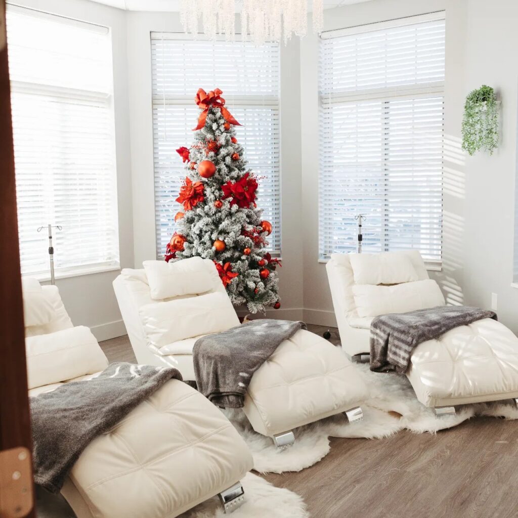 IV Therapy lounge at Encompass Wellness & Aesthetics.