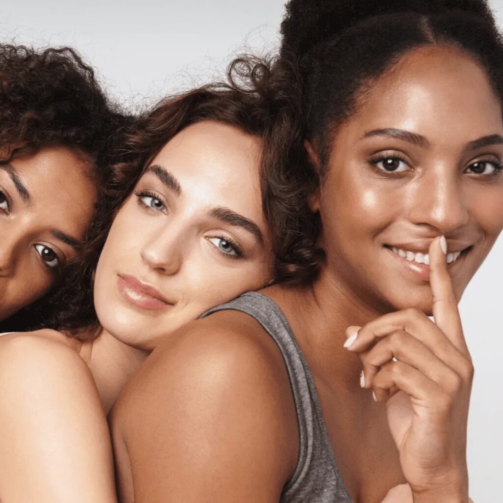 Women with tighter skin after receiving Morpheus8 Skin-Tightening treatment at Encompass Wellness & Aesthetics.