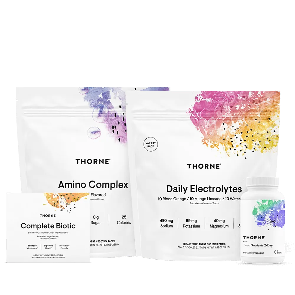 Thorne's GLP-1 Support Stack sold in partnership with Encompass Wellness & Aesthetics