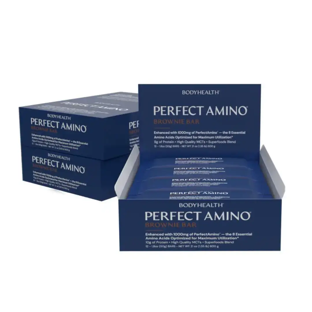 Perfect Amino® (BodyHealth)'s Brownie Bars product sold at Encompass Wellness & Aesthetics