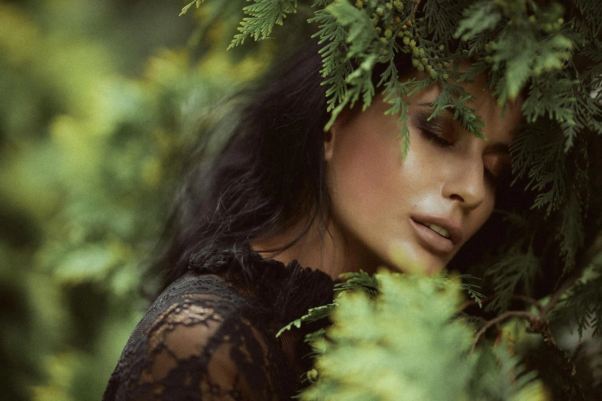 Woman with tightened skin after skin tightening aesthetics treatments at Encompass Wellness & Aesthetics.