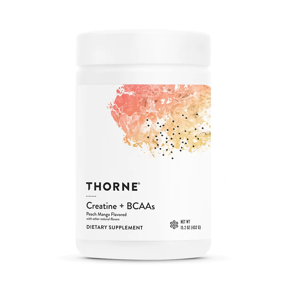Thorne's Creatine + BCAAs product sold in partnership with Encompass Wellness & Aesthetics