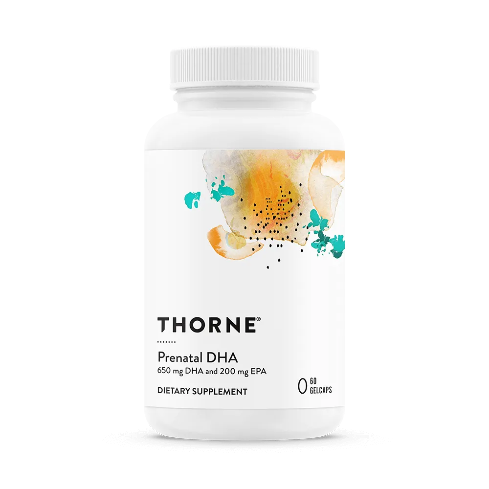 Thorne's Prenatal DHA product sold in partnership with Encompass Wellness & Aesthetics