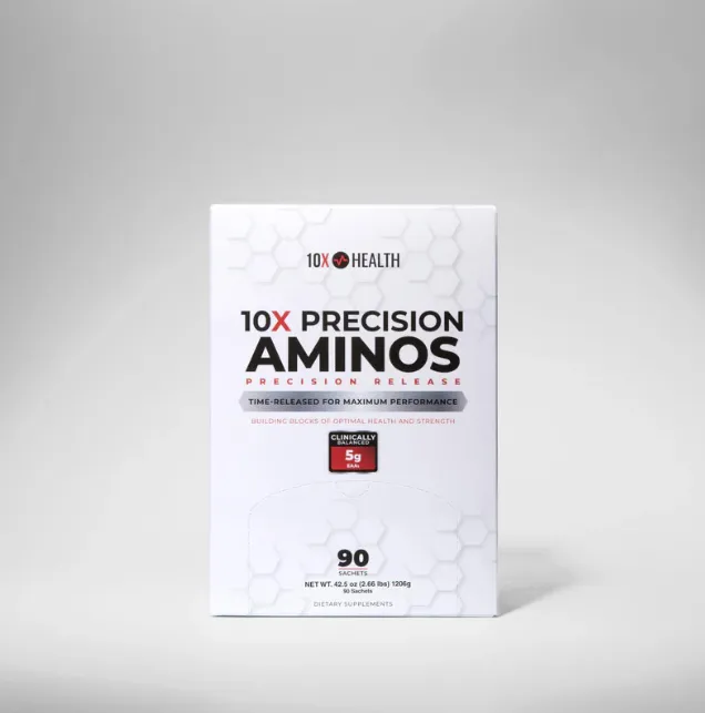 10X Health's 10X Precision Aminos product sold at Encompass Wellness & Aesthetics
