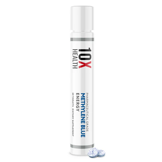 10X Health's 10X Methylene Blue Tablets product sold at Encompass Wellness & Aesthetics